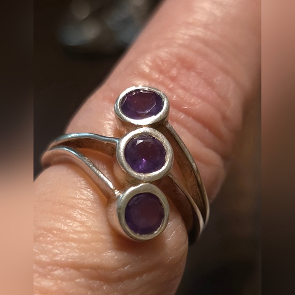 Jewelry - AMETHYST, STERLING SILVER 925 LADIES  RING SIZE 8